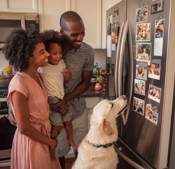 Wedding photo magnet