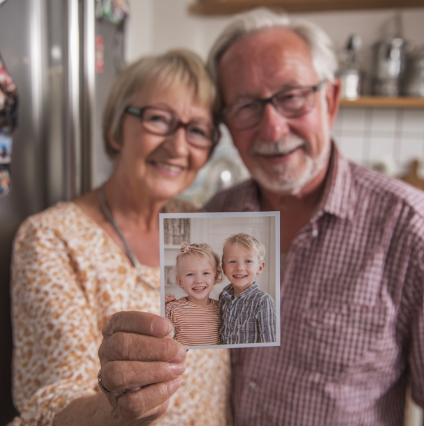 Celebration photo magnet